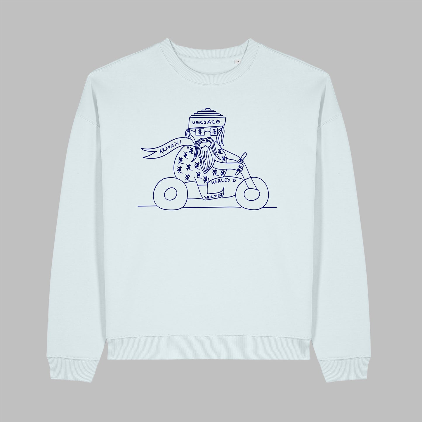 "YOU ARE THE GURU" Sweatshirt Light Blue