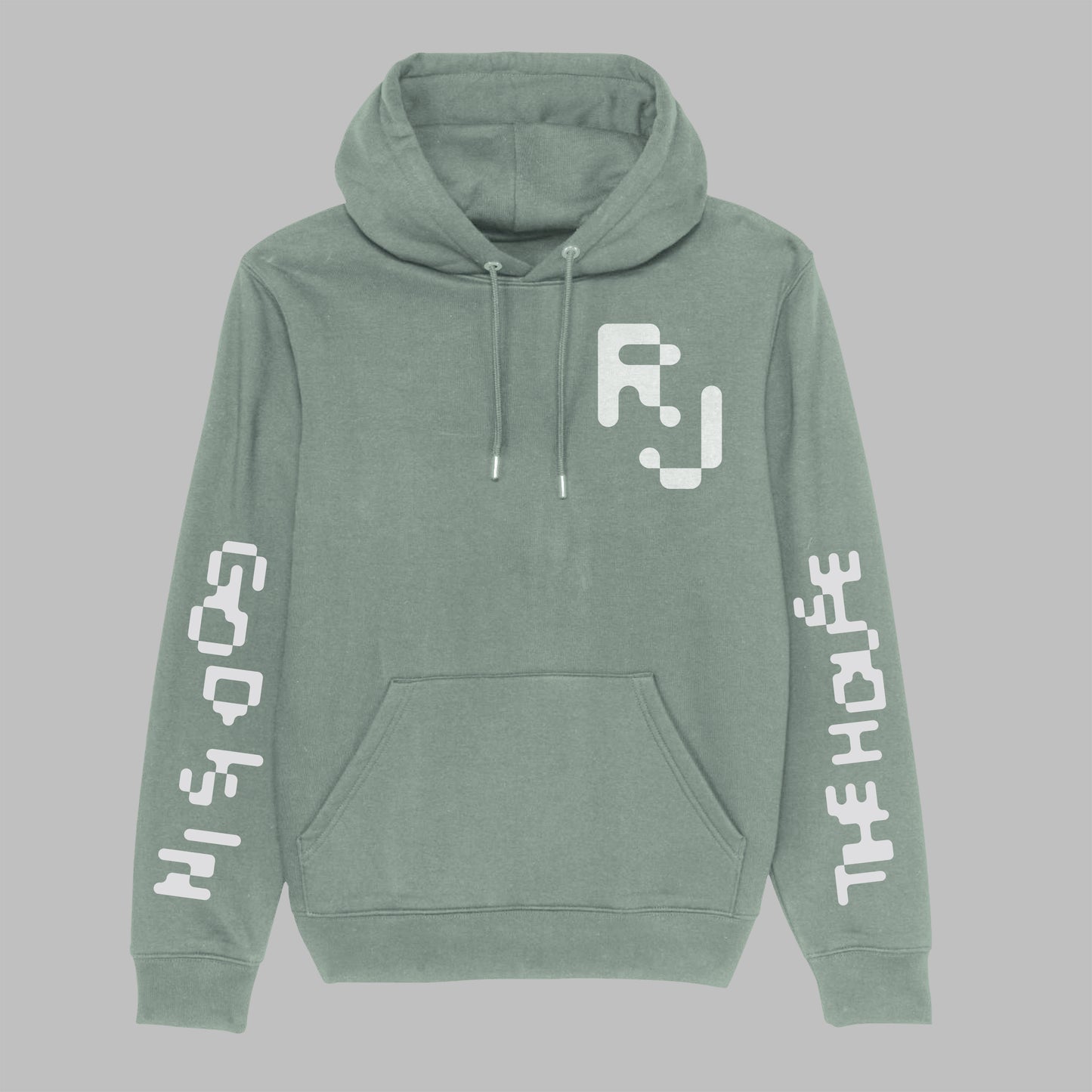 70% at checkout - God is in the House -Remixed - Hoodie - Greenish