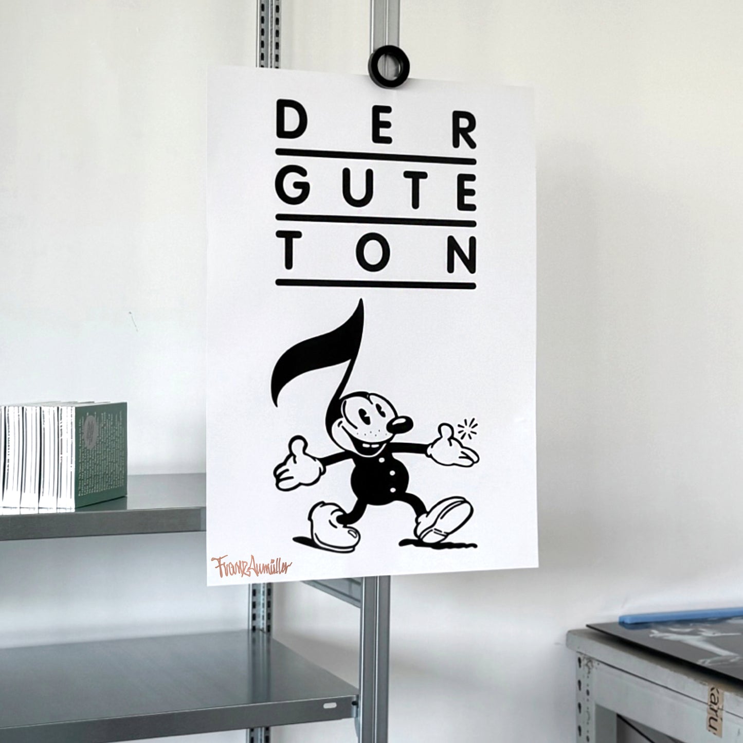 "Der gute Ton" by Franz Aumüller - Poster