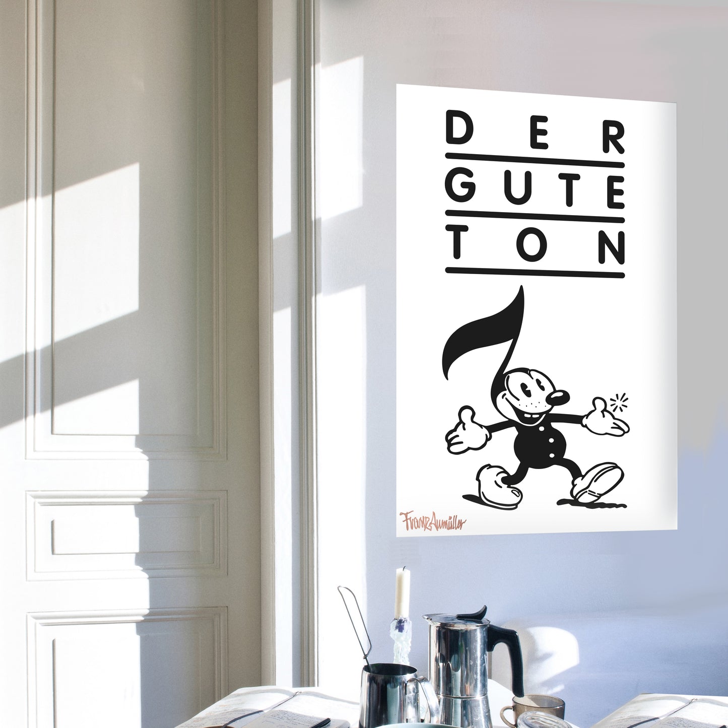 "Der gute Ton" by Franz Aumüller - Poster