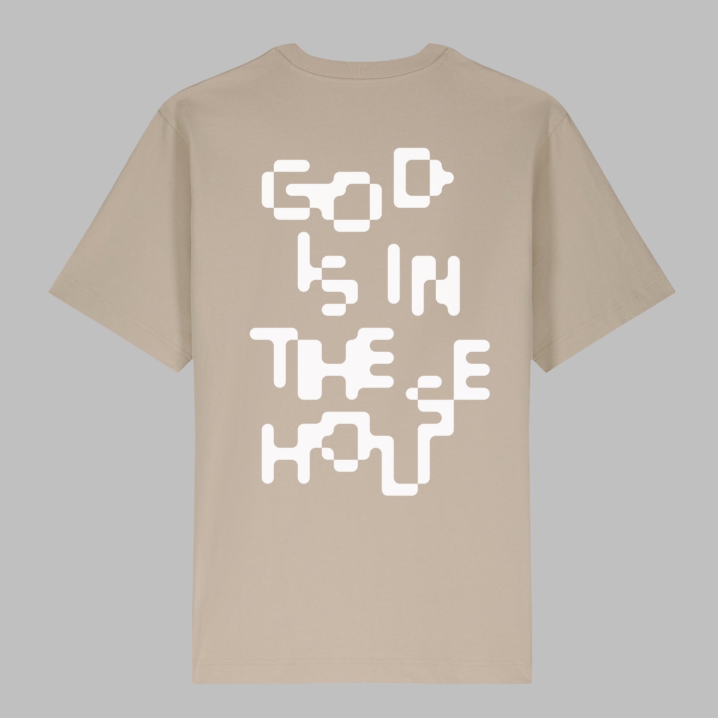 God is in the House -Remixed - Shirt - Sand