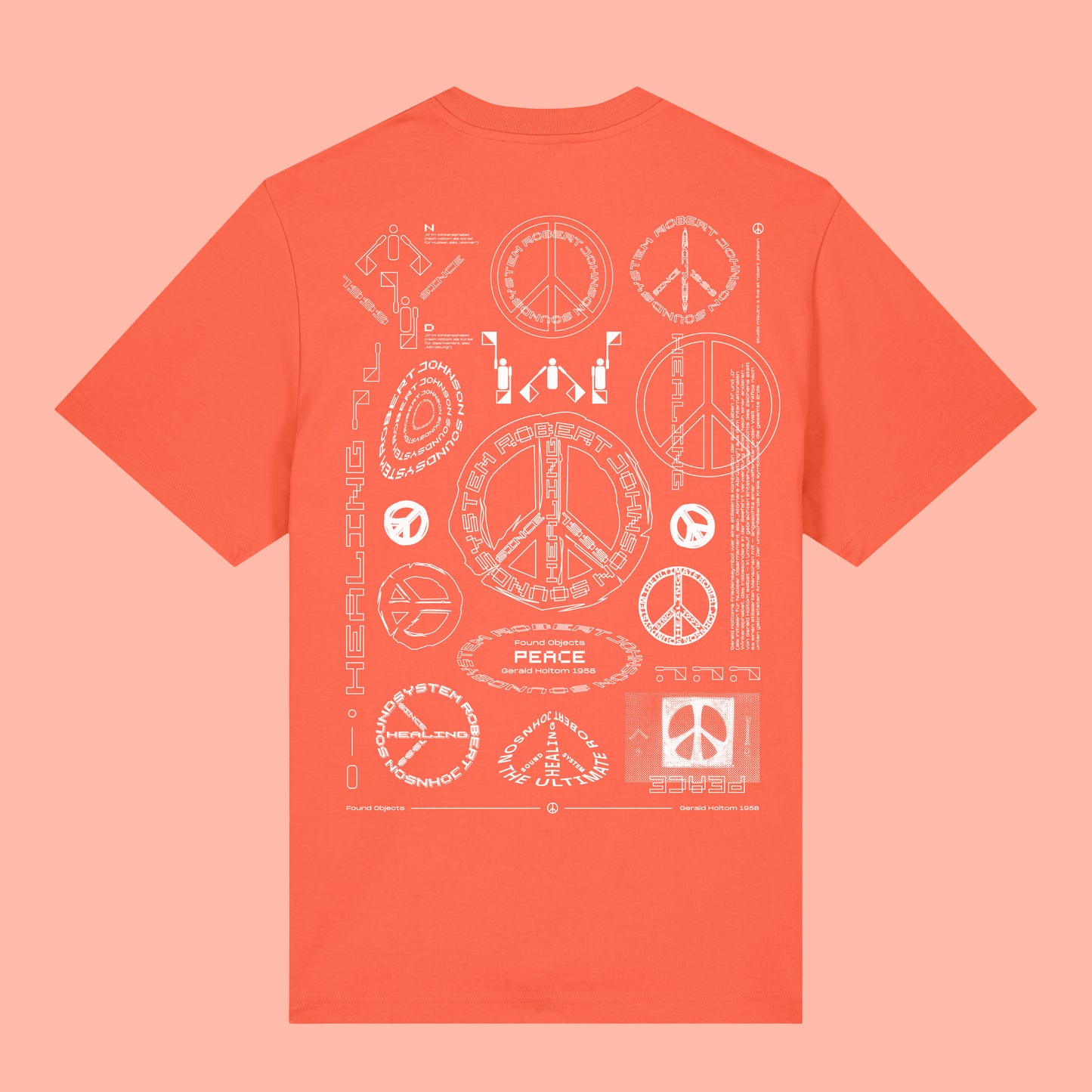 70% at checkout - "Found Objects: Peace by Gerald Holtom!" - Shirt - FIESTA