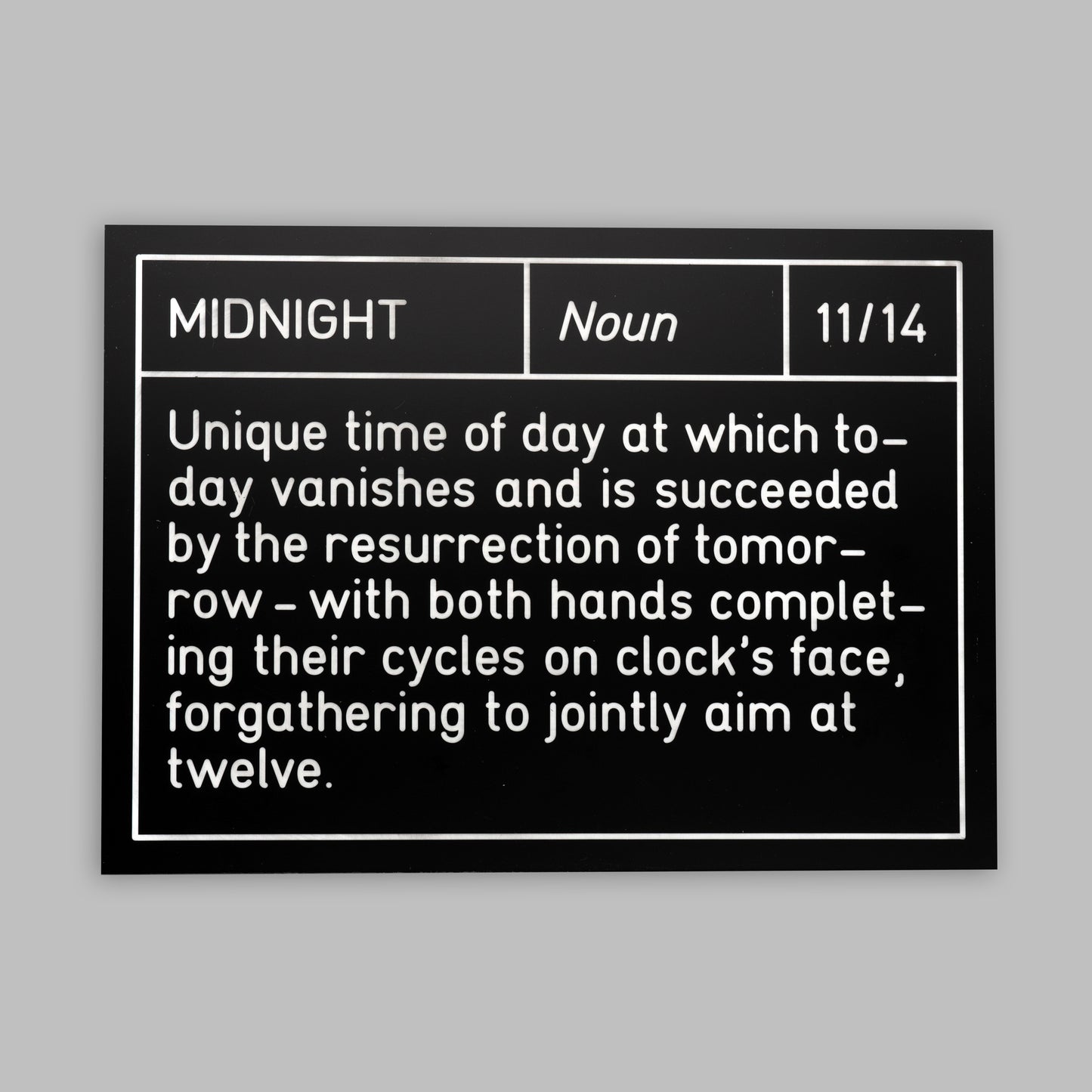 Midnight - Sign 11/14