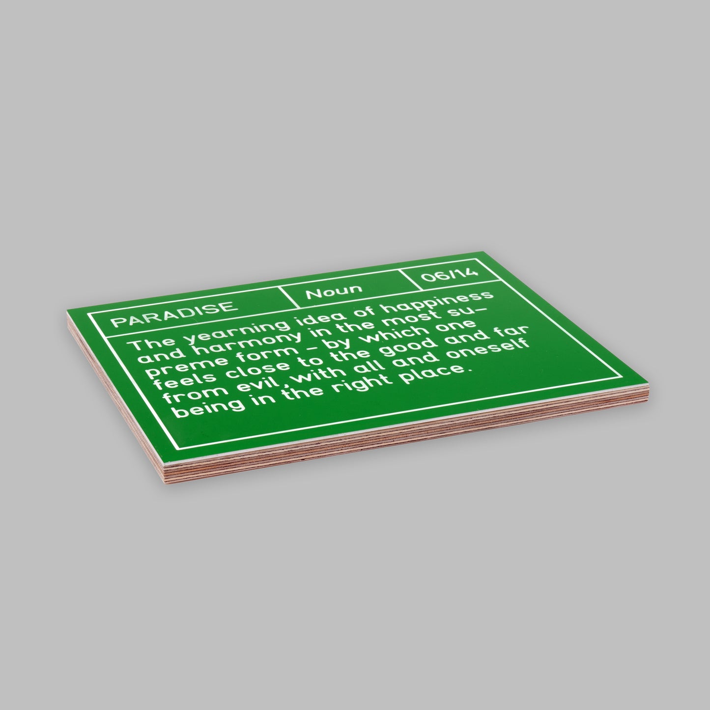 Paradise - Sign 06/14