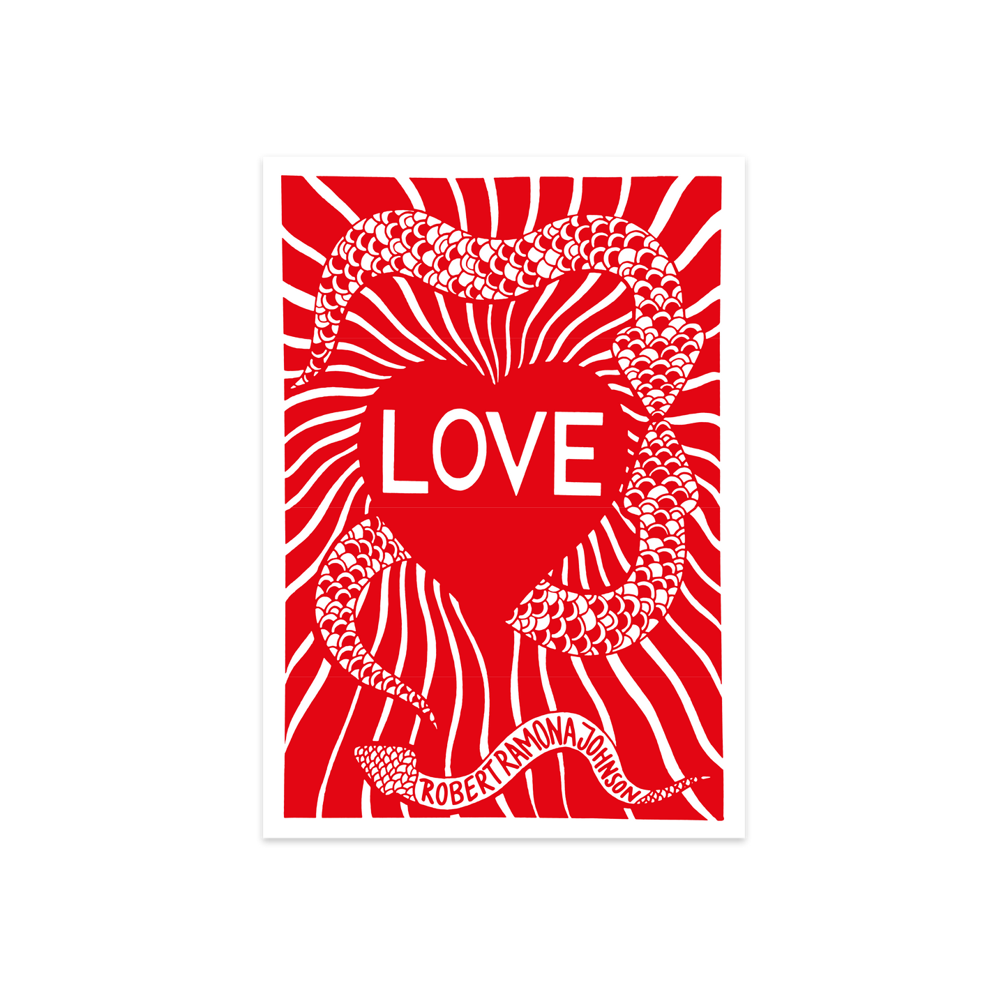 "Love" - Poster - Red Edition