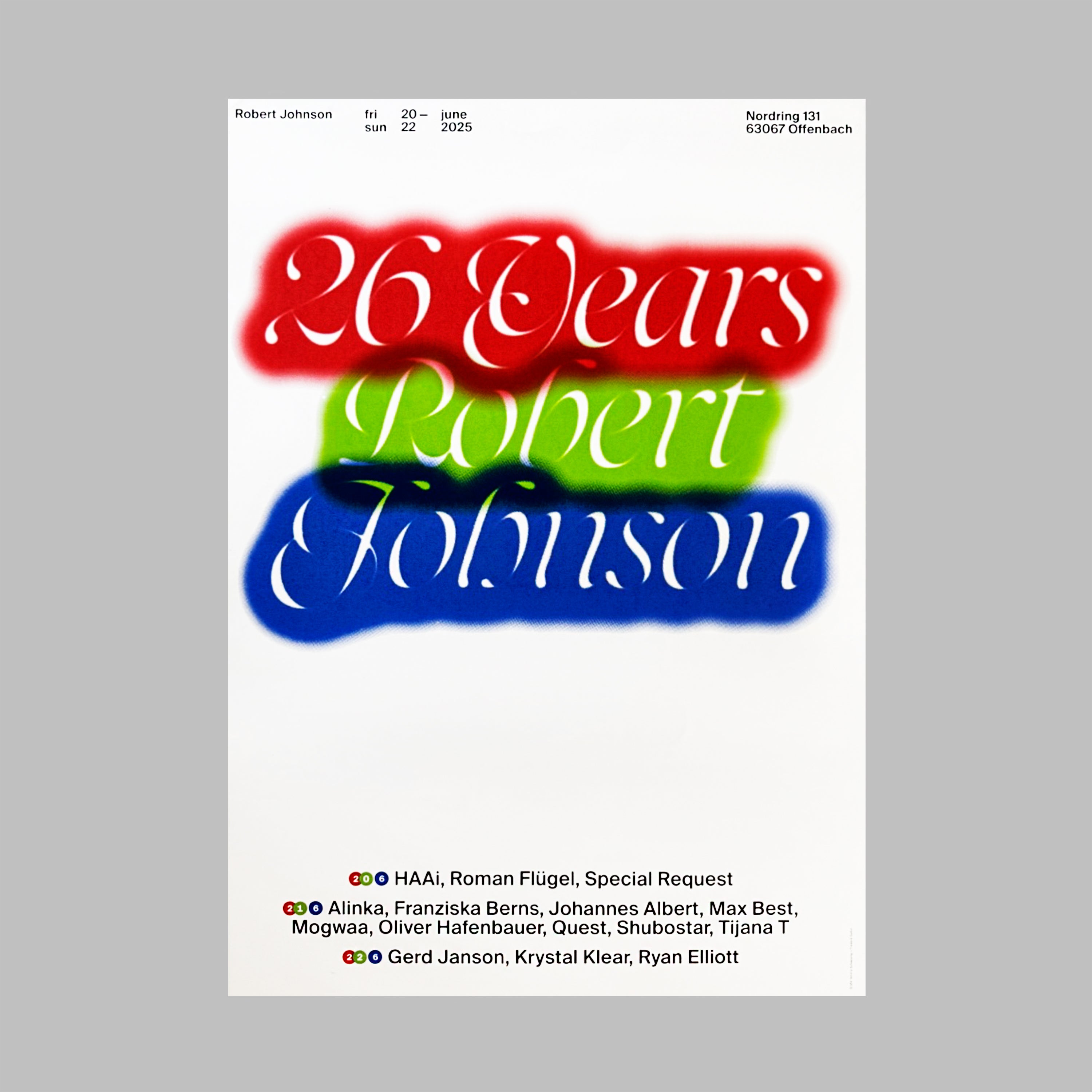 "26 years Robert Johnson" ART Poster