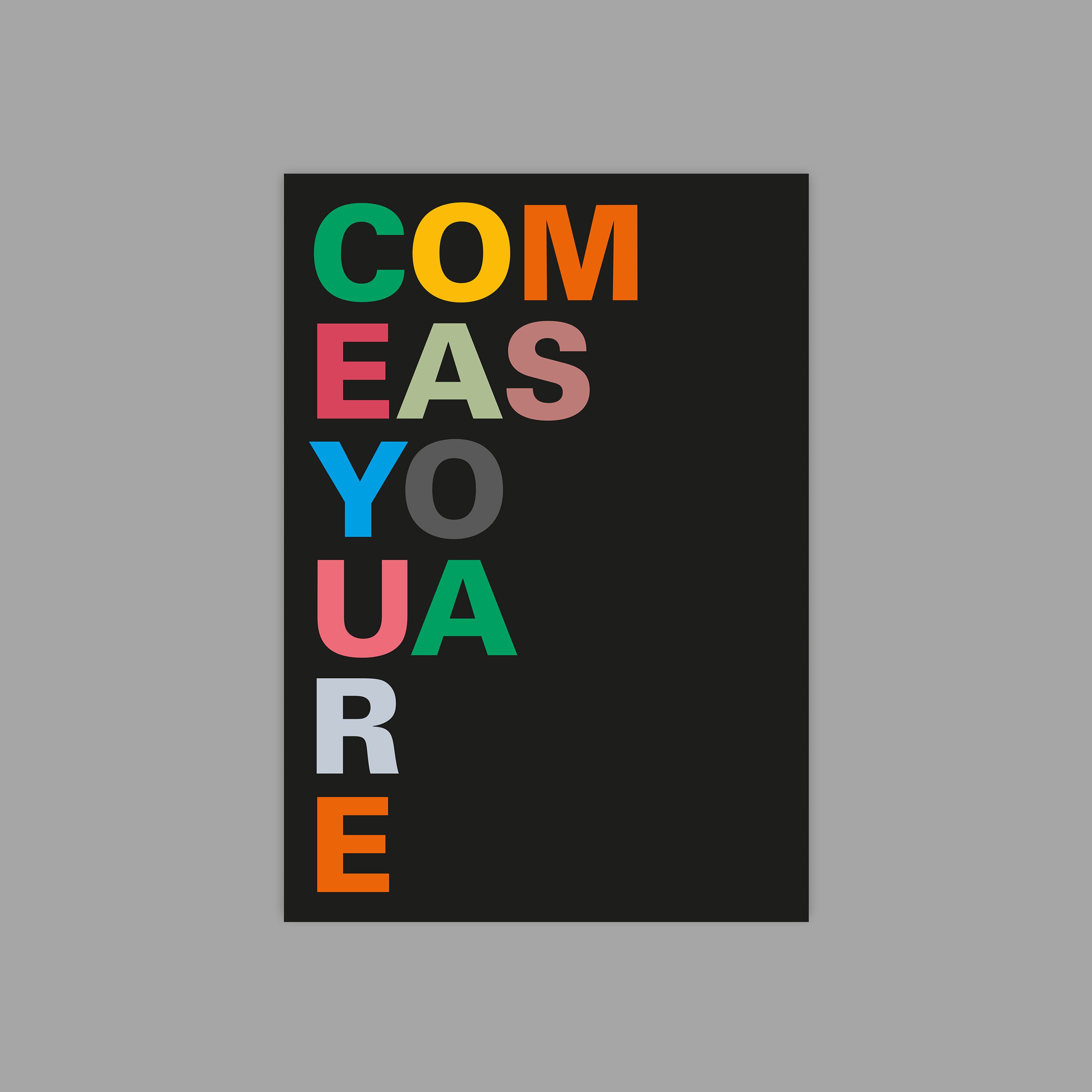 "Come As You Are" BLACK!!!