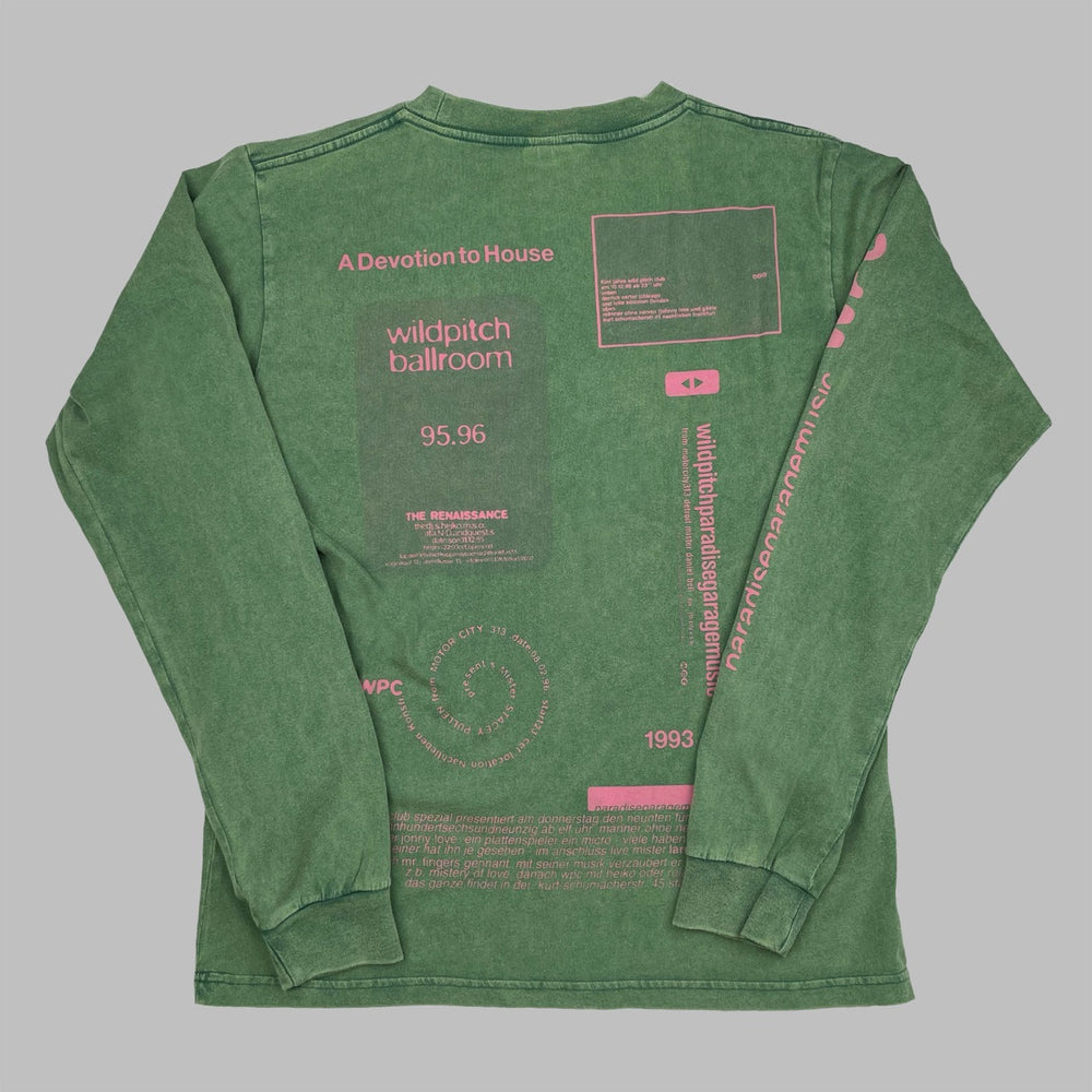 Wild Pitch Club - Longsleeve - Faded Olive