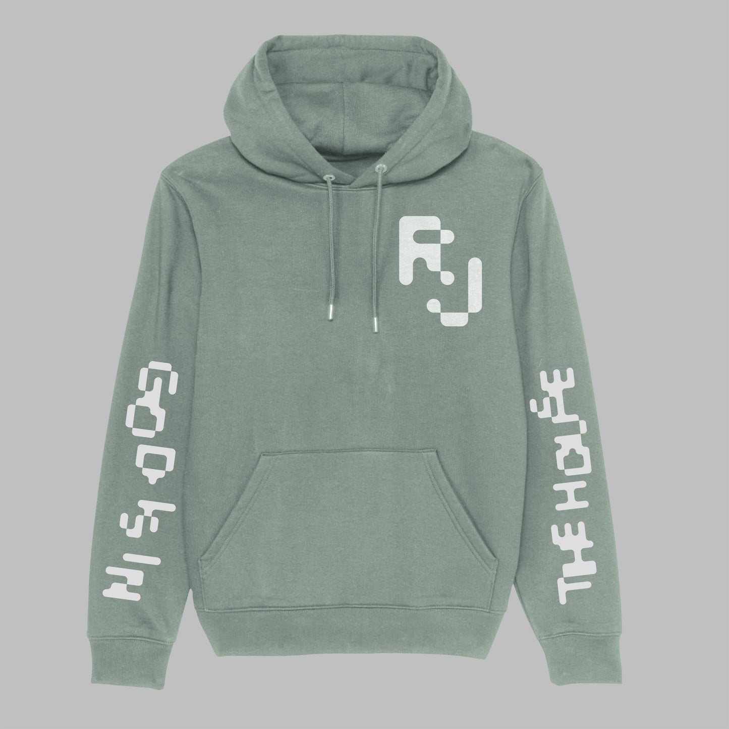God is in the House -Remixed - Hoodie - Greenish