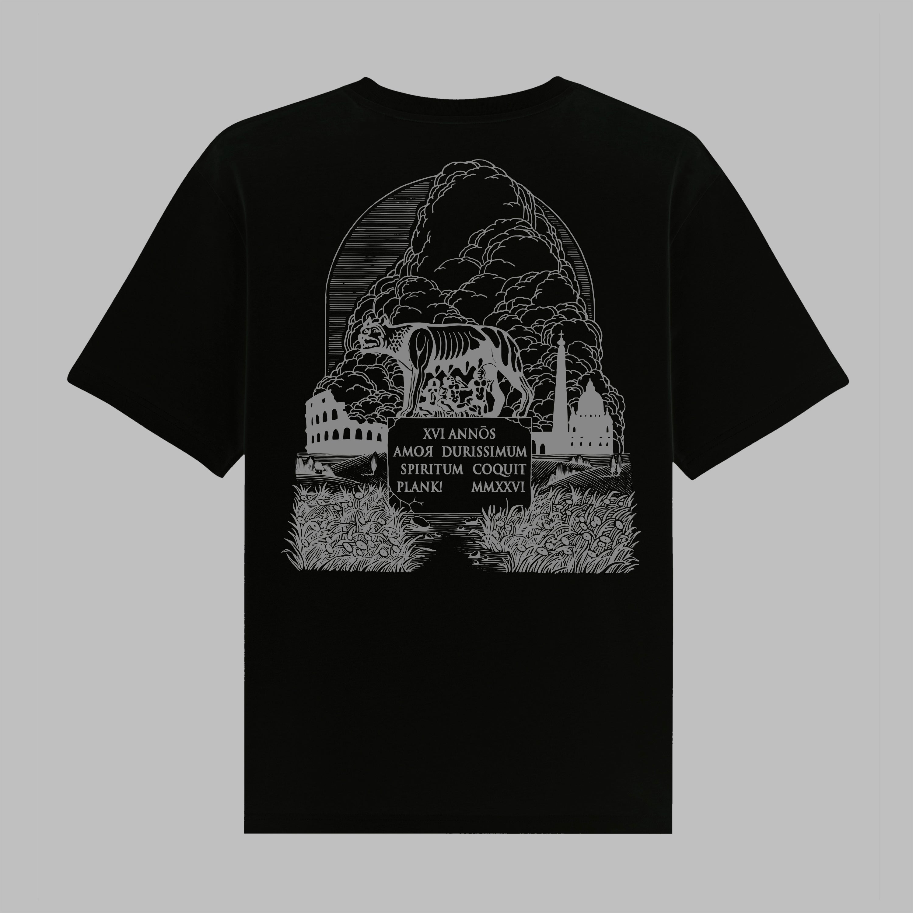 PLANK! AMOR – Black / Gray Shirt