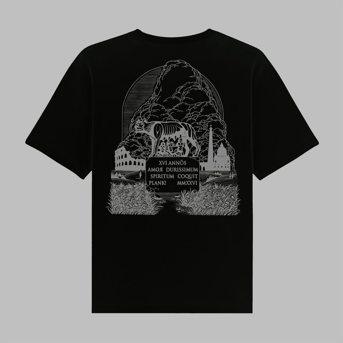PLANK! AMOR – Black / Gray Shirt