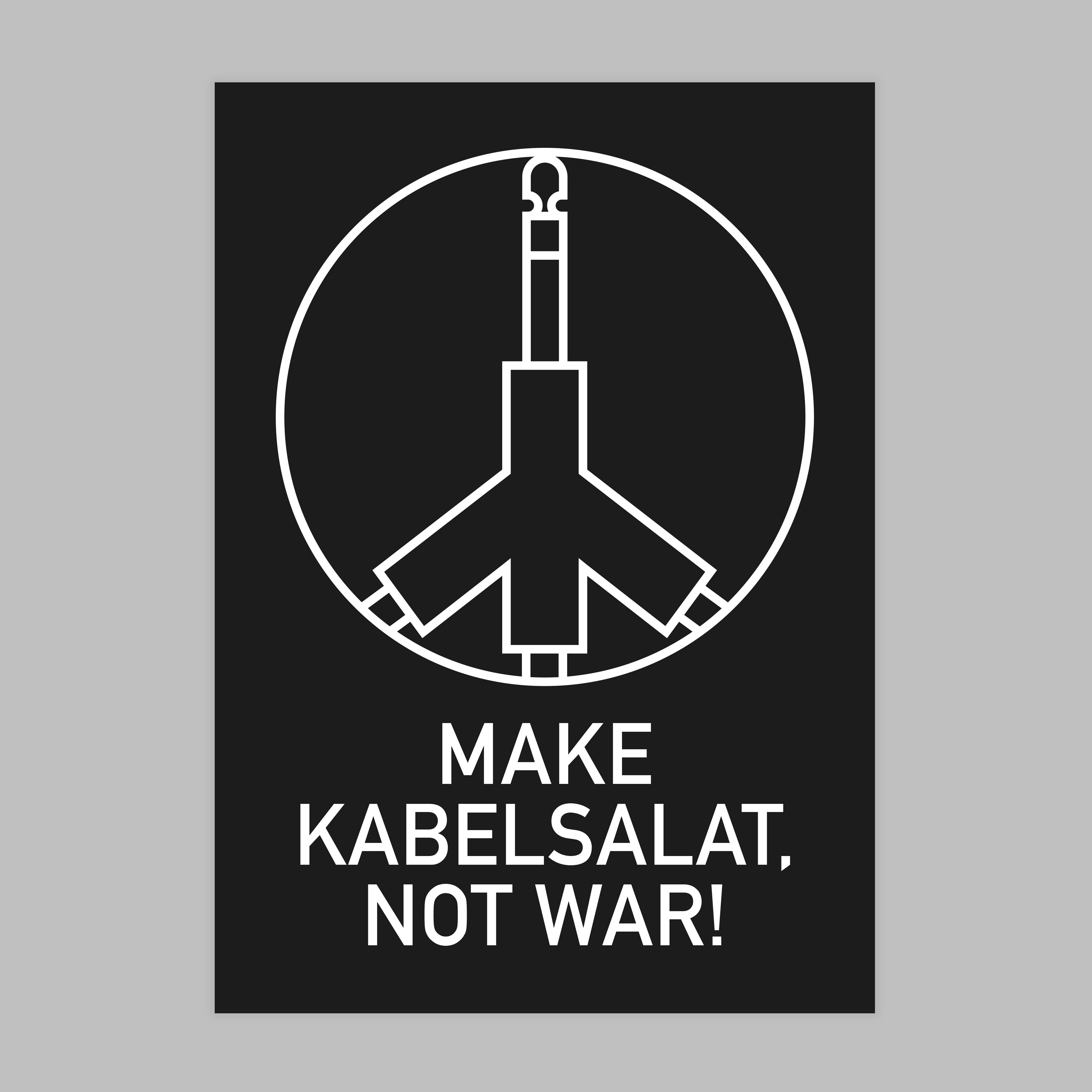 "Kabelsalat" - Poster