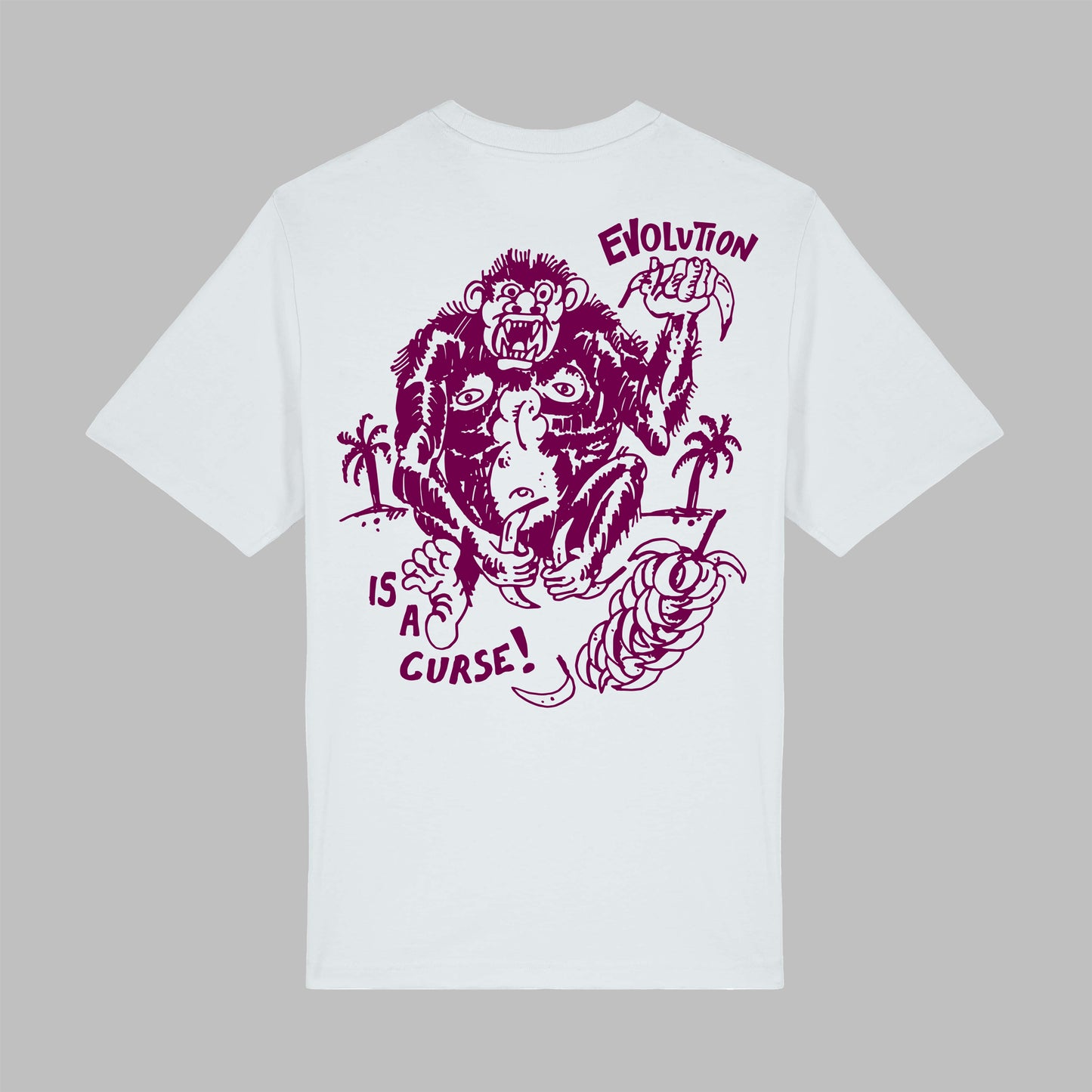 Evolution is a Curse - Shirt - Blue Ice