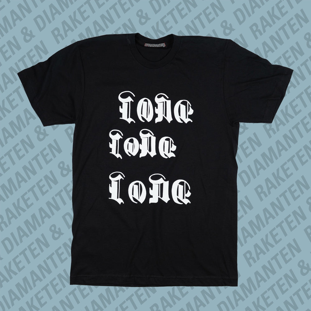 60% at check out - LOVE LOVE LOVE - BLACK