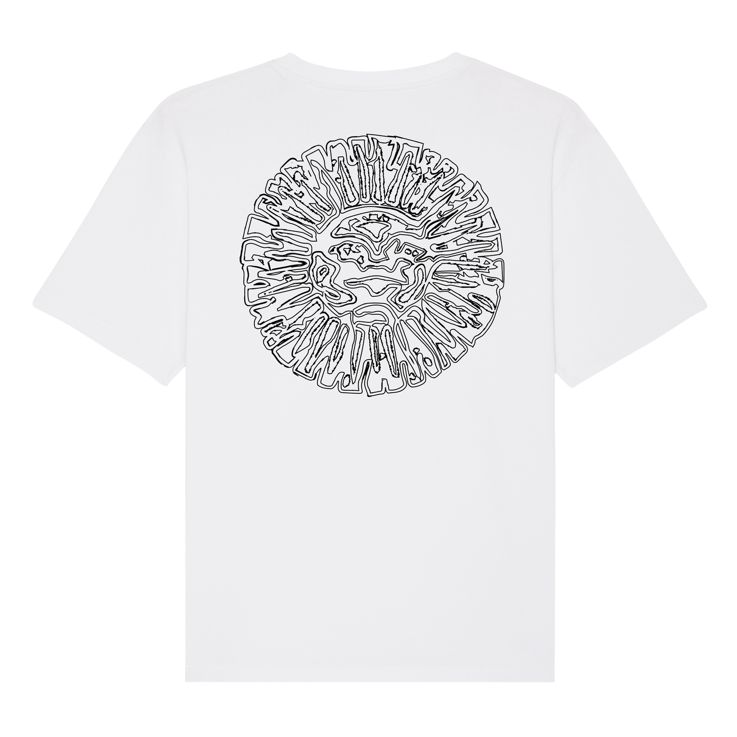 „LUSH LIFE“ - WHITE Black Print