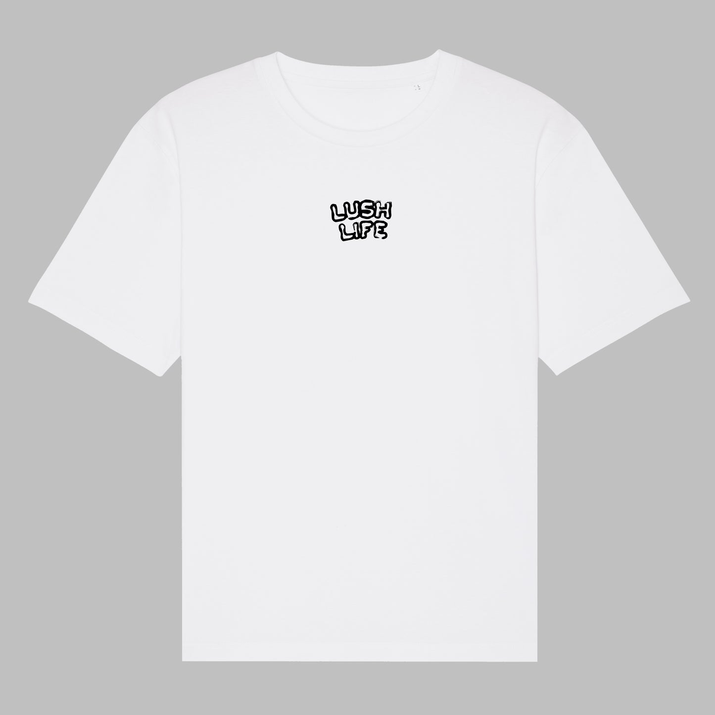 „LUSH LIFE“ - WHITE Black Print