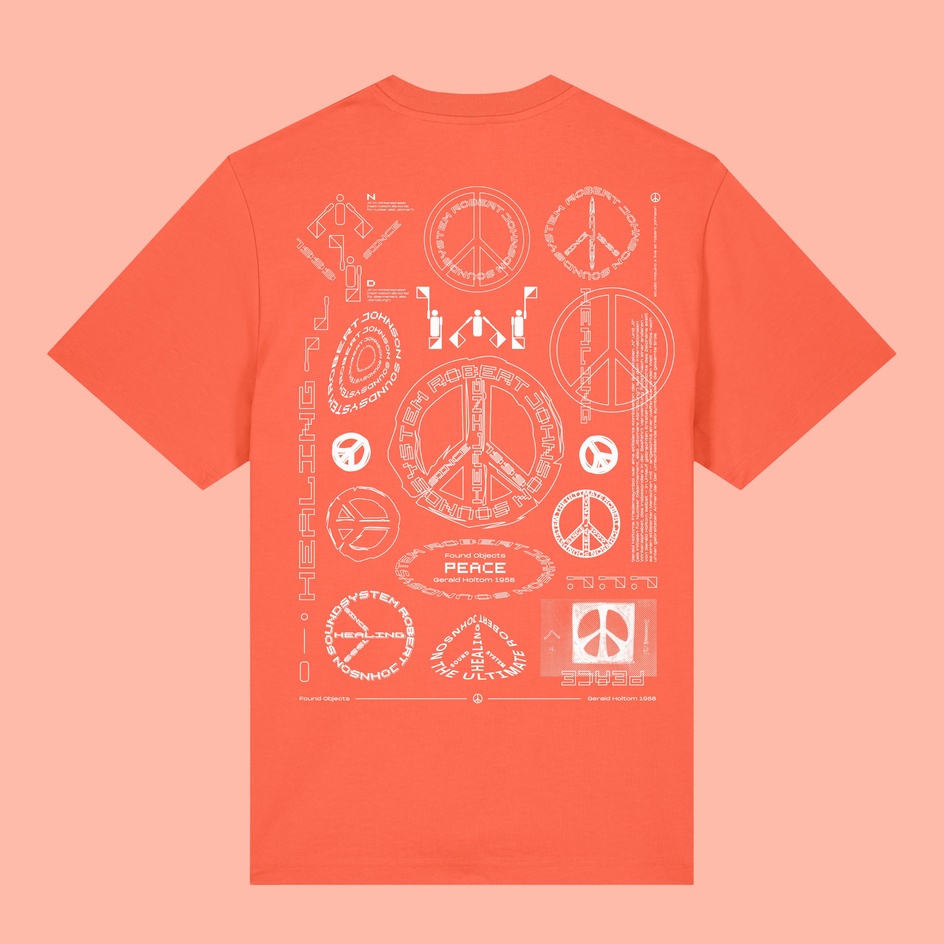 70% at checkout - "Found Objects: Peace by Gerald Holtom!" - Shirt - FIESTA