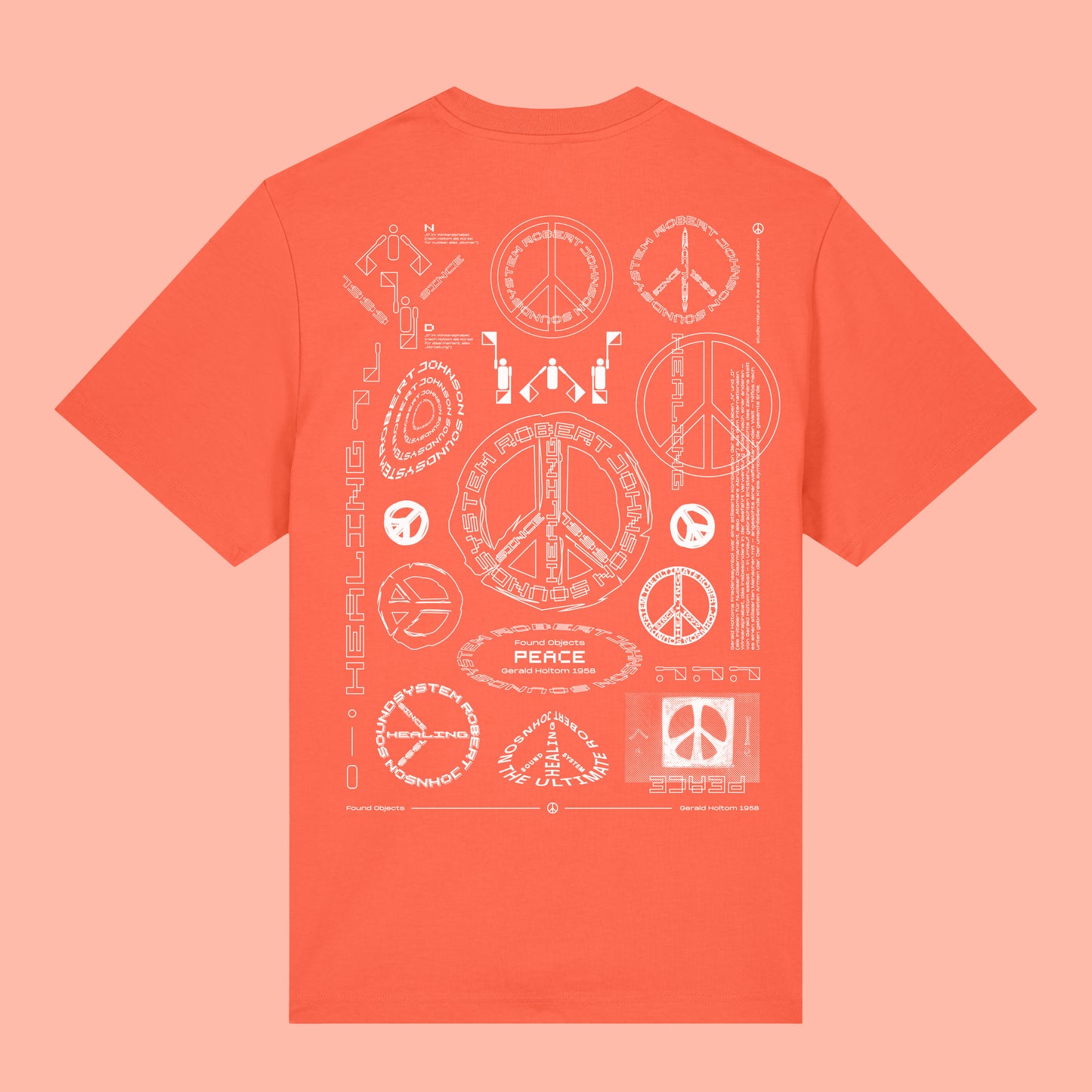 "Found Objects: Peace by Gerald Holtom!" - Shirt - FIESTA