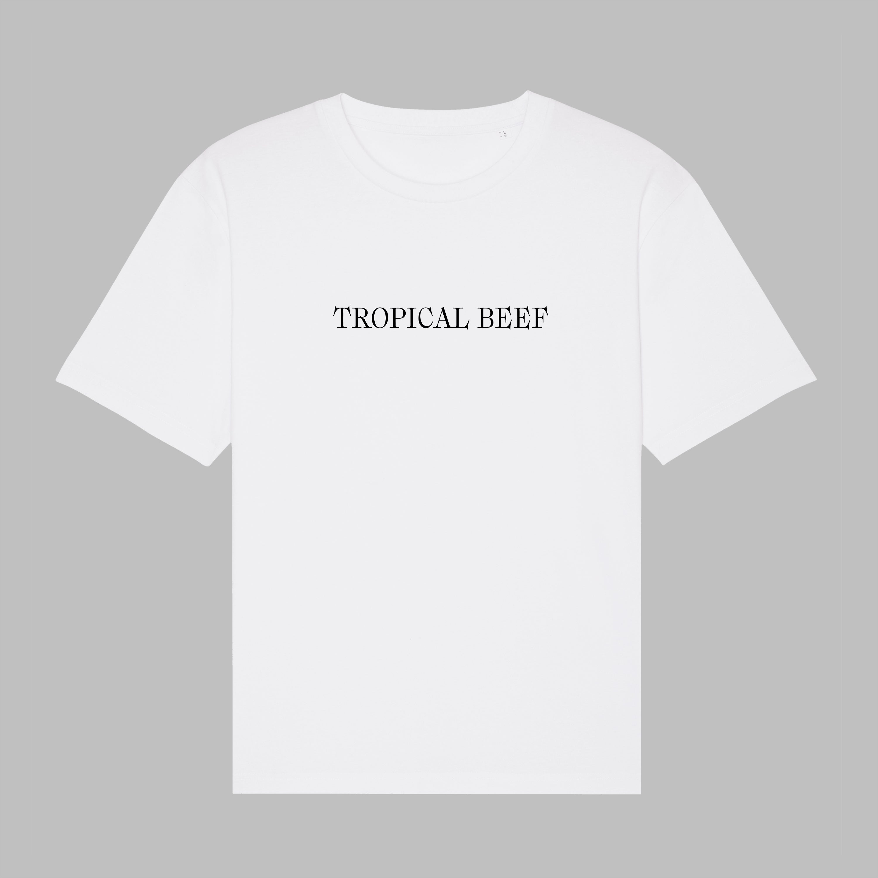 TROPICAL BEEF Shirt – White
