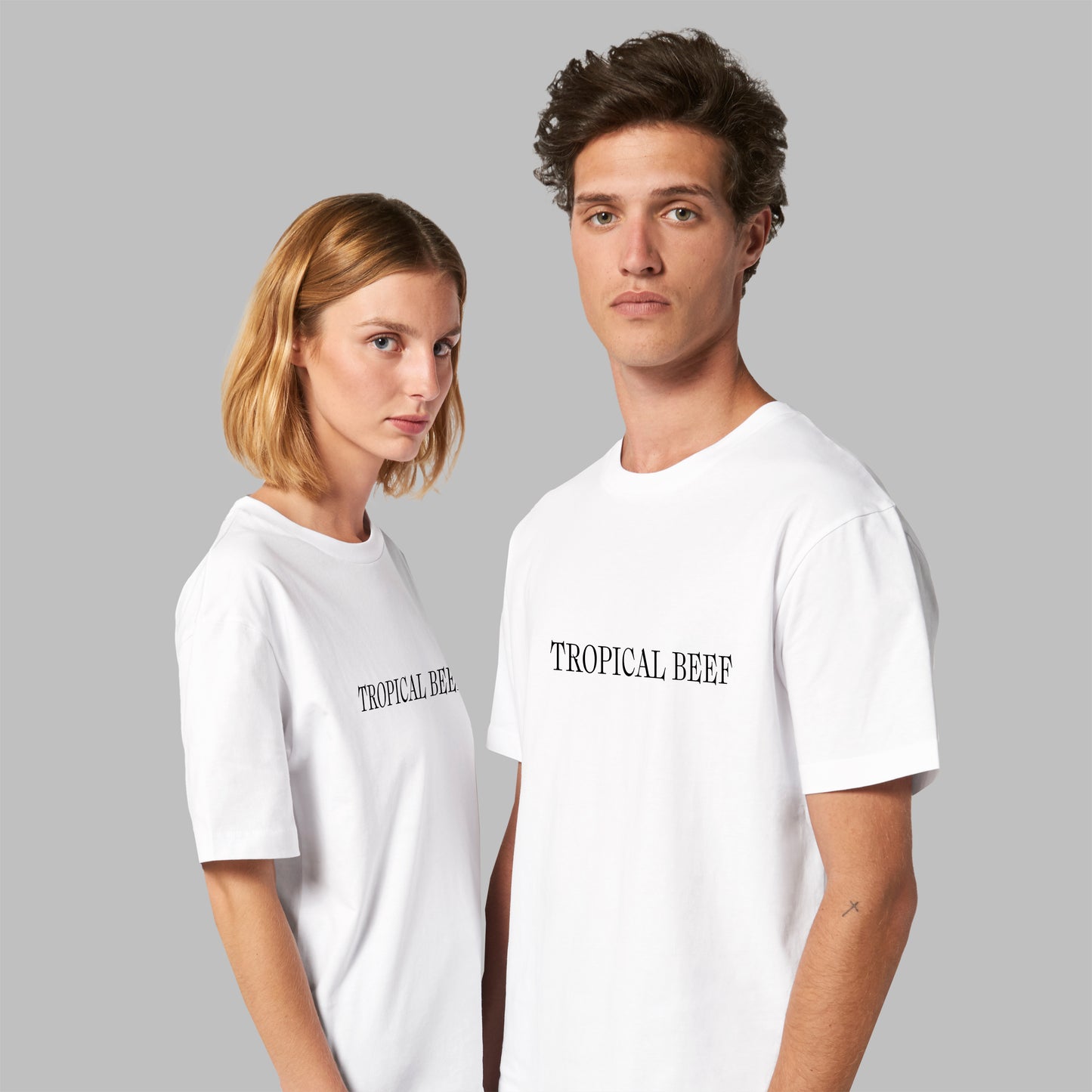 TROPICAL BEEF Shirt – White