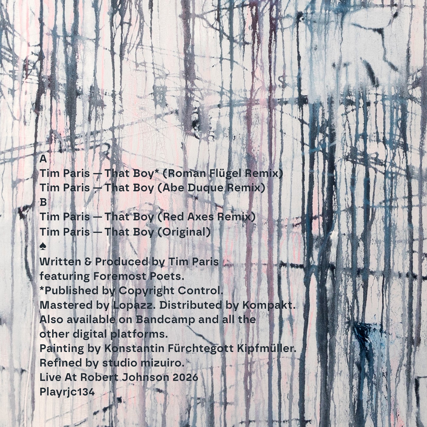 That Boy Remixes by Tim Paris feat. Foremost Poets