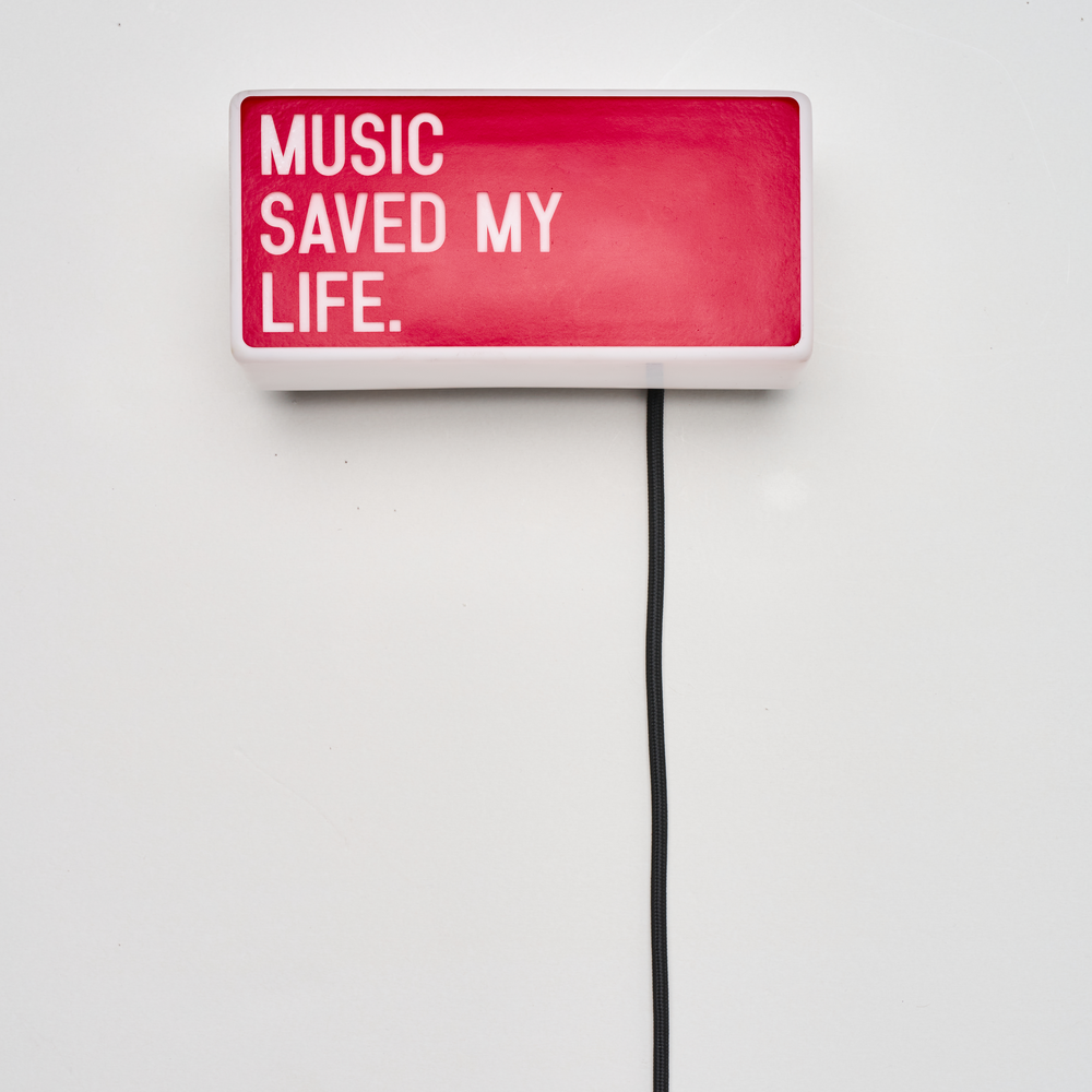 MUSIC SAVED MY LIFE LUMINAIRE by Solomun