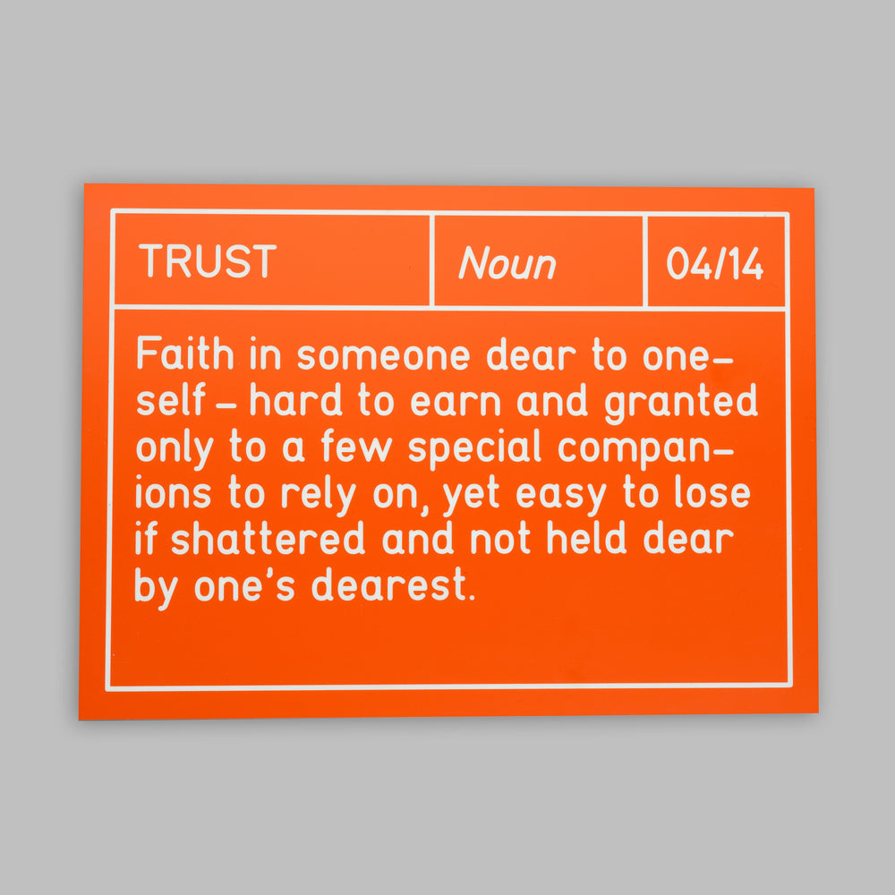 Trust - Sign 04/14