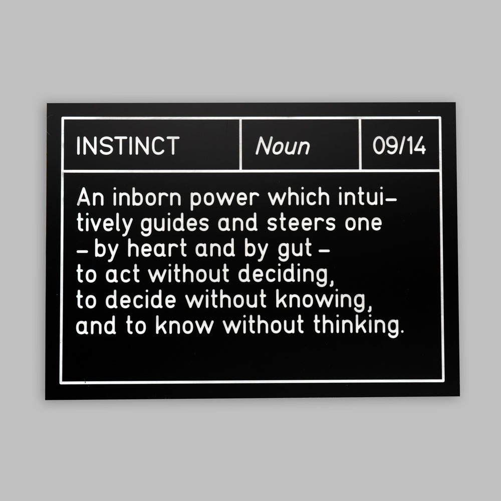 Instinct - Sign 09/14