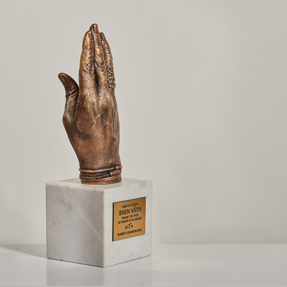 40 Years Of DJ Magic - Sven Väth's Bronze Hand Sculpture